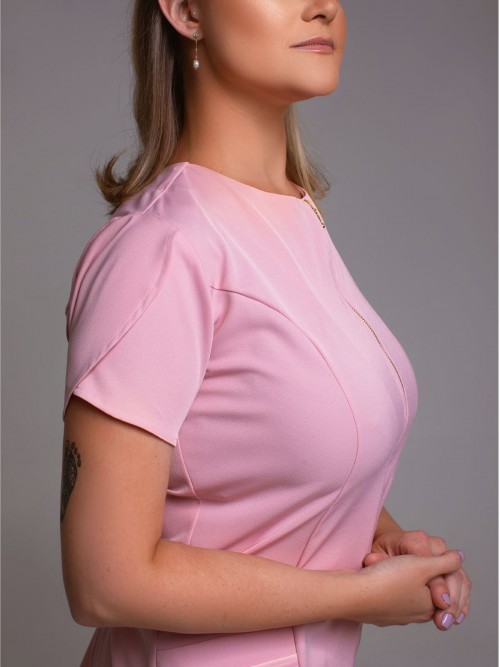 Mangas curtas com modelagem tulipa