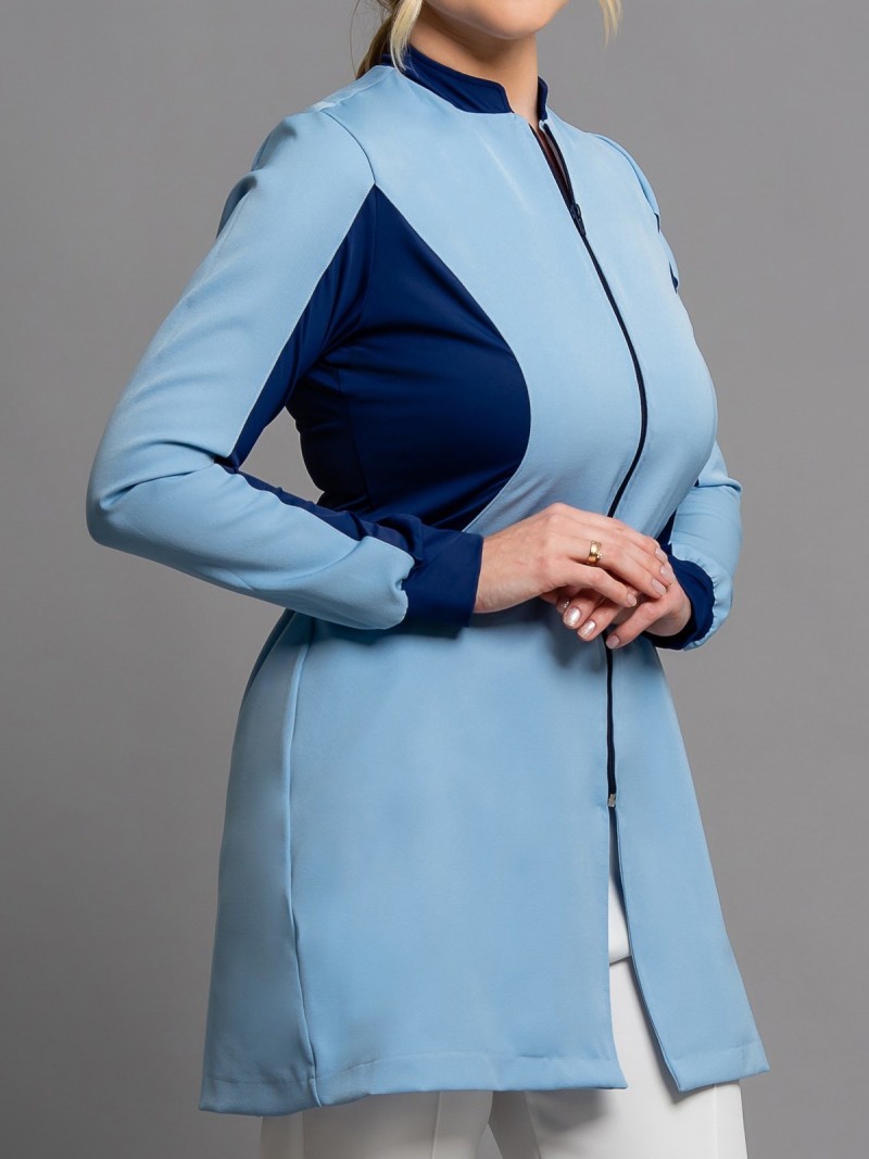 Azul Bebê Com Marinho