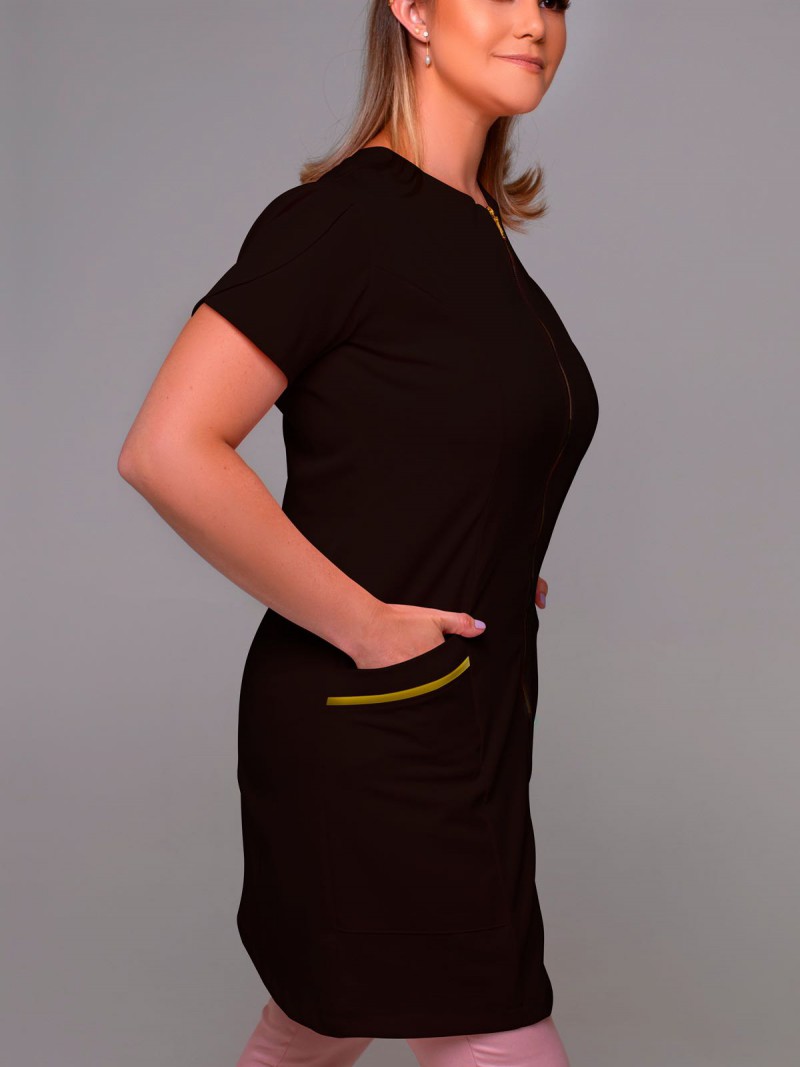 Preto Com Dourado (Zíper Dourado)