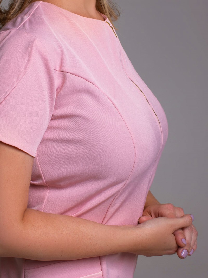 Rosa (Zíper Dourado)