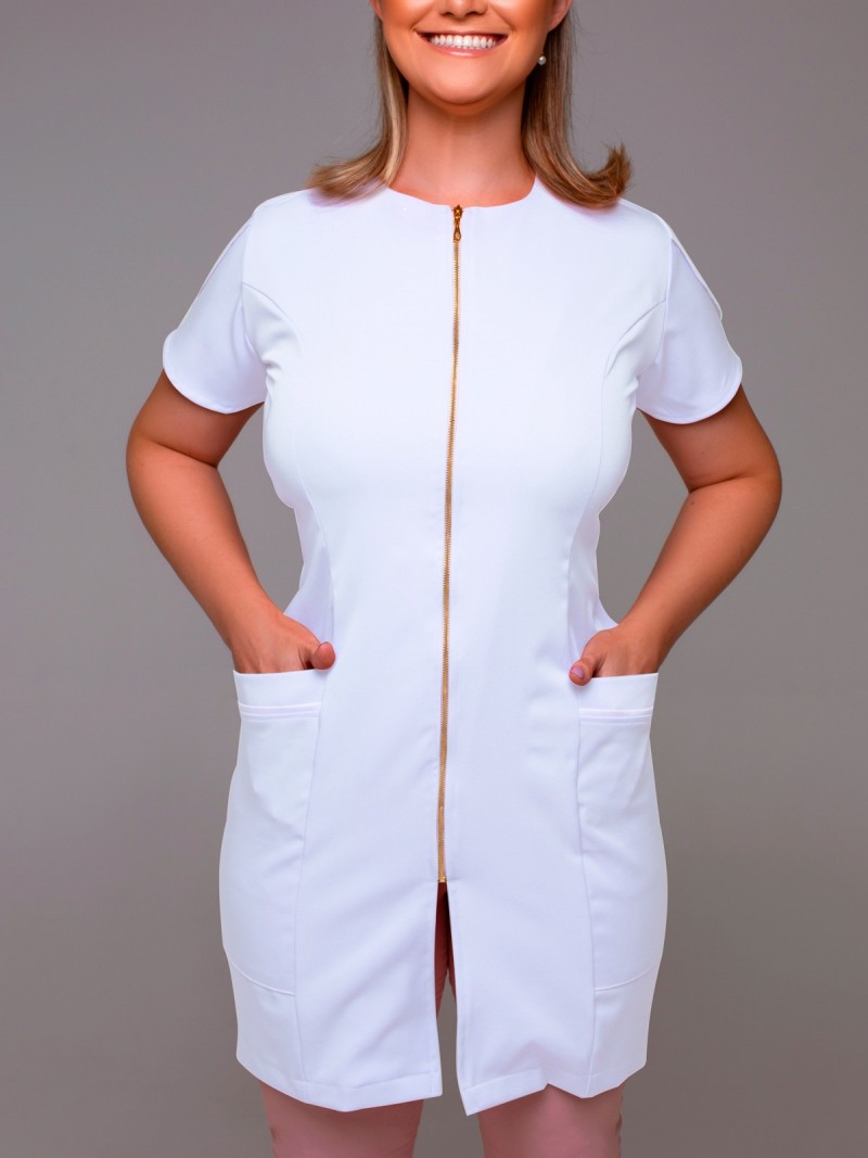 Branco (Zíper Dourado)