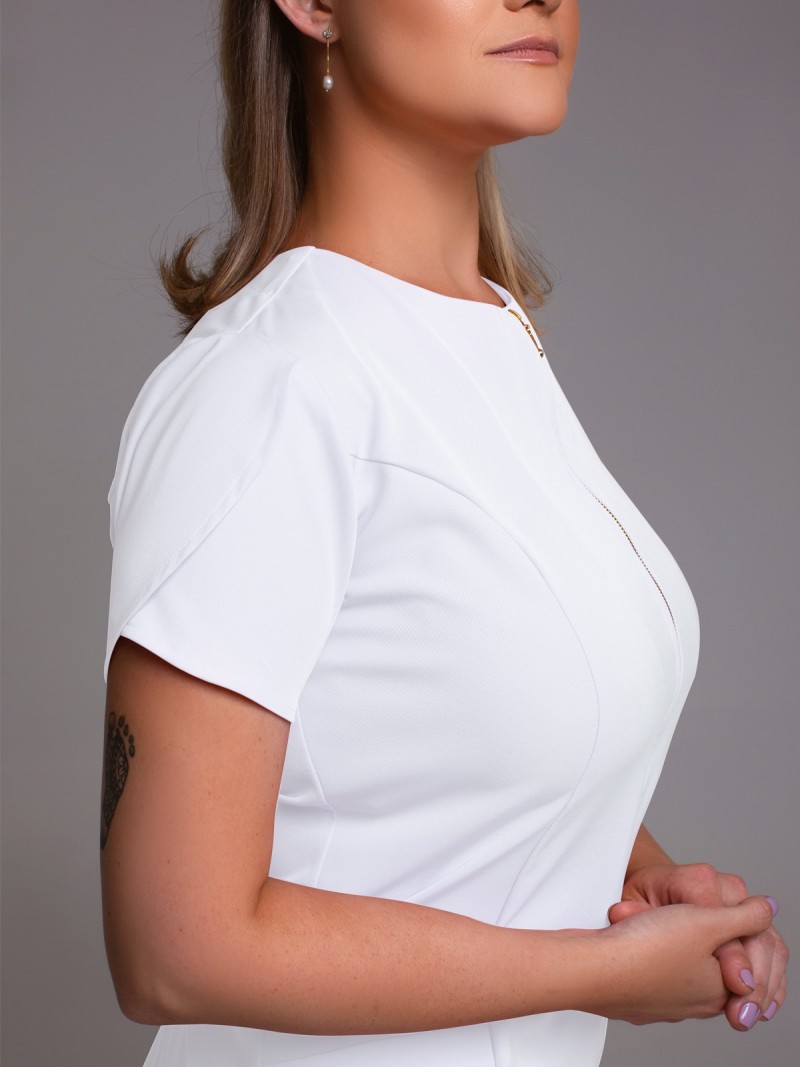 Branco (Zíper Dourado)