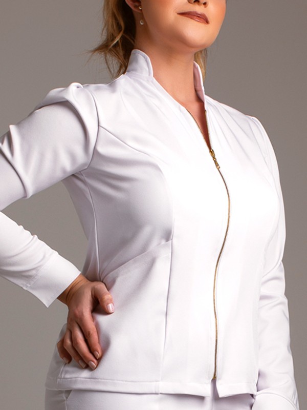 Blusa Scrub Feminino Laura Manga Longa - 