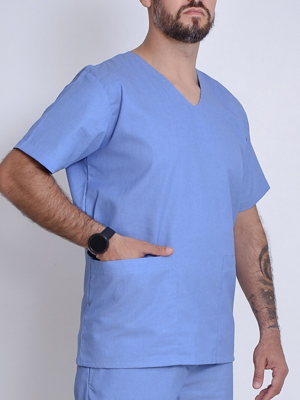 Blusa Scrub Masculino Basic Cotton - 