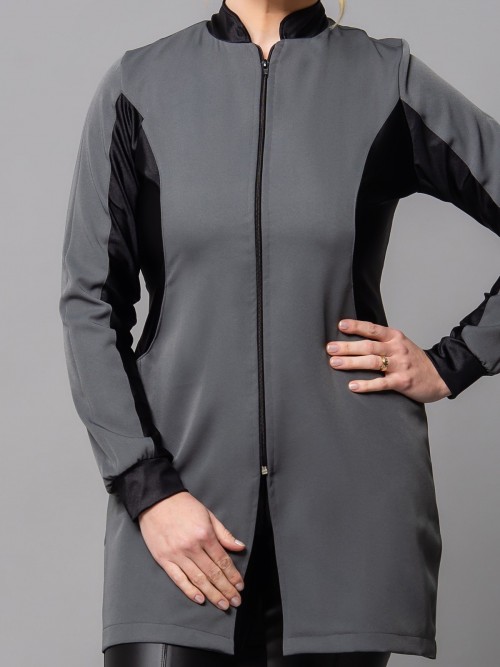 Jaleco Feminino Luna - Manga longa com punho