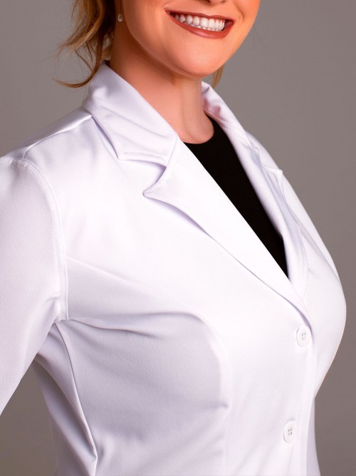 Jaleco Feminino Aurora - Gola blazer