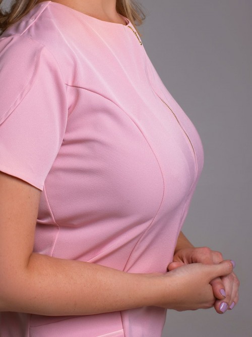 Jaleco Feminino Mariana - Manga curta tulipa